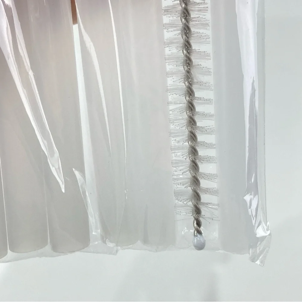 Reusable Clear Straws with Cleaning Brush
